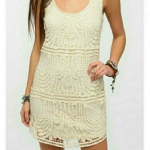 Urban Outfitters Staring at Stars Crochet Dress